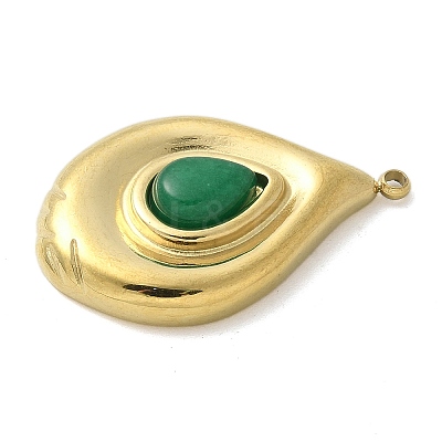 Natural Green Onyx Agate(Dyed & Heated) Pendants STAS-L277-12G-05-1