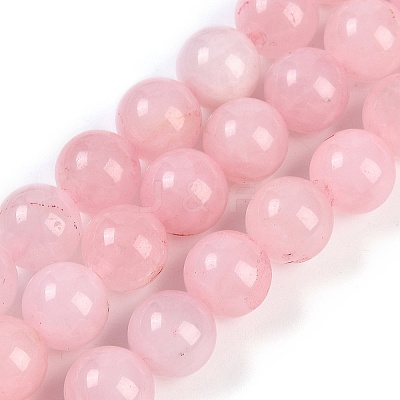 Natural Rose Quartz Beads Strands G-F591-04-12MM-1