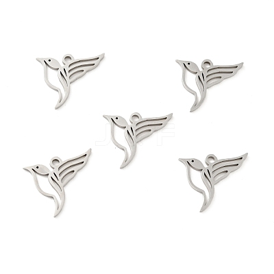 Non-Tarnish 201 Stainless Steel Pendants STAS-E015-05P-1