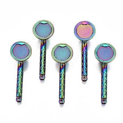 Rainbow Color Alloy Pendants PALLOY-S180-044-RS-1