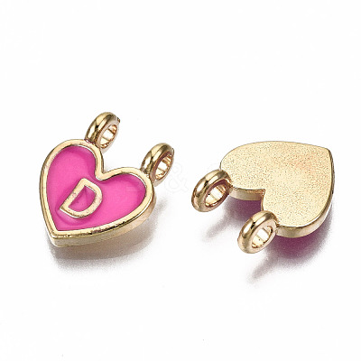 Alloy Enamel Charms X-ENAM-T012-02D-RS-1
