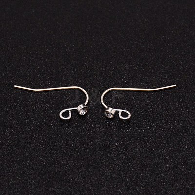 Brass Earring Hooks KK-WH0035-34-1