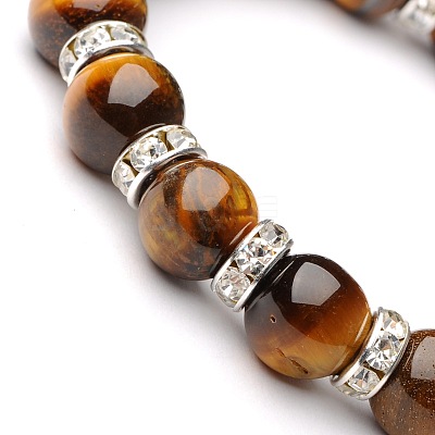 Gemstone Stretch Bracelets BJEW-JB01533-1