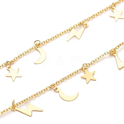 Brass Eyeglasses Chains AJEW-EH00241-02-1
