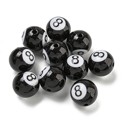 Opaque Acrylic Beads SACR-G039-01A-1