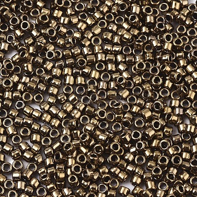 Electroplate Glass Seed Beads SEED-S042-01B-03-1