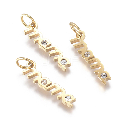 316 Surgical Stainless Steel Pendants STAS-L242-05G-1