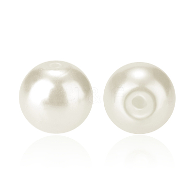 Pearlized Eco-Friendly Dyed Glass Pearl Round Bead HY-PH0002-04-B-1