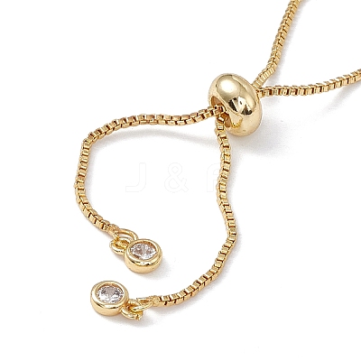 Brass Rhinestone Slider Bracelet Makings KK-E068-VD014-2-1