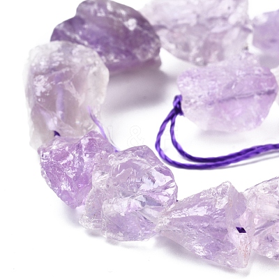 Natural Amethyst Beads Strands G-I283-E03-1