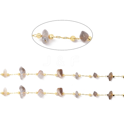 Handmade Beaded Chain CHC-D027-01G-05-1