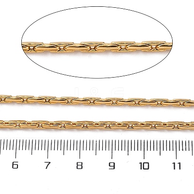 304 Stainless Steel Boston Link Chains STAS-P386-05A-G-1
