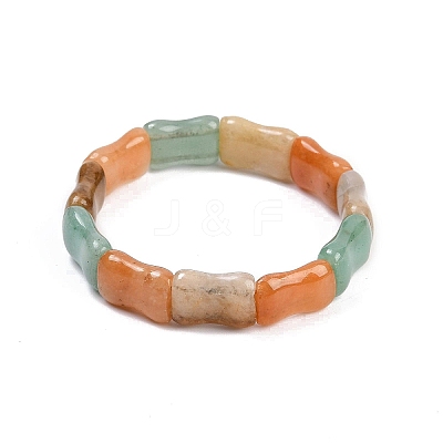 Natural Mixed Gemstone Beaded Stretch Bracelets for Women Men BJEW-M049-12-1