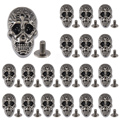 20 Sets Zinc Alloy Studs Rivets FIND-FH0011-83-1