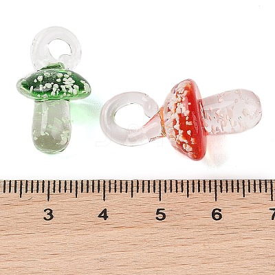 Handmade Luminous Lampwork Pendants DA135J-1
