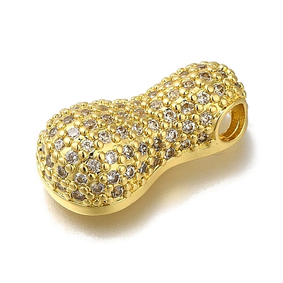 Brass with Cubic Zirconia Pendant X-KK-Q818-02I-G-1