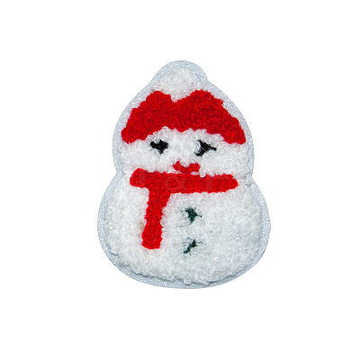 Christmas Theme Computerized Embroidery Cloth Iron on/Sew on Patches XMAS-PW0001-094D-1