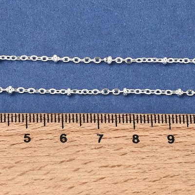 PVD Vacuum Plating 304 Stainless Steel Satellite Chain Necklaces X-MAK-L015-41S-1