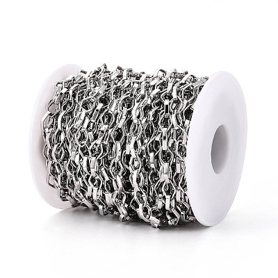 Brass Rhombus Link Chains CHC-T018-44P-1