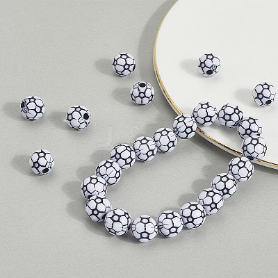 200Pcs Acrylic Beads OACR-SP0001-62-1