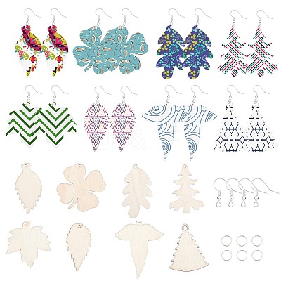 DIY Dangle Earring Making Kits DIY-SC0011-06-1