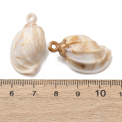 Imitation Shell Acrylic Pendants SACR-K005-07A-1