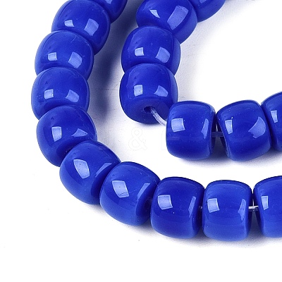 Opaque Glass Beads Strands GLAA-NH0002-B11-1