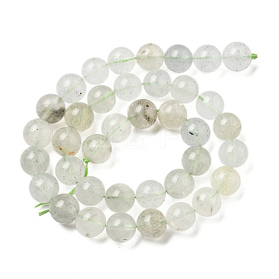 Natural Green Beryl Beads Strands G-F787-01-10mm-1