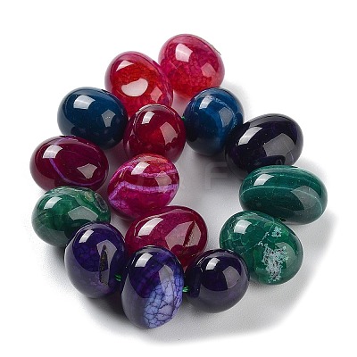 Natural Agate Beads Strands G-G021-03A-14-1