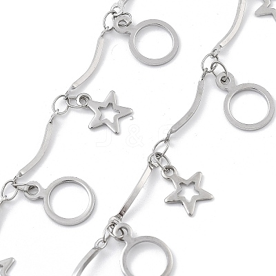 304 Stainless Steel Link Chains CHS-U002-05P-06-1