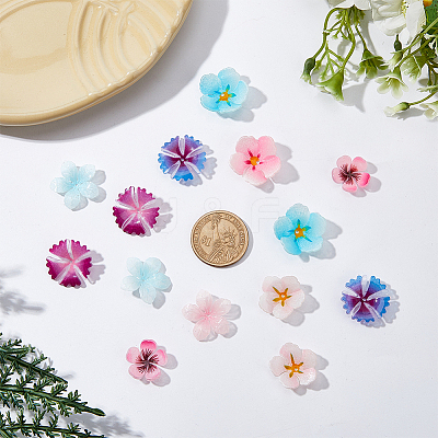 40Pcs 8 Style Plastic Beads KY-DC0001-12-1
