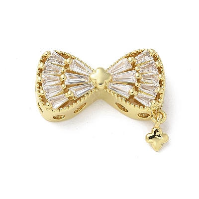 Brass Micro Pave Cubic Zirconia Pendants KK-A236-21G-01-1