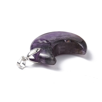 Natural Amethyst Pendants G-Z022-04C-1