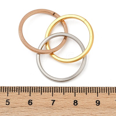 201 Stainless Steel Trinity Interlocking Ring Finger Rings FS-WG6776A-01-1