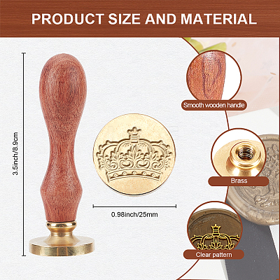 Wax Seal Stamp Set AJEW-WH0208-1223-1