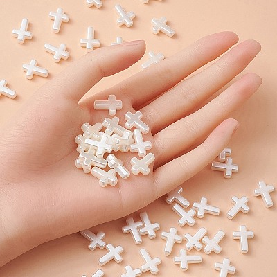 ABS Plastic Imitation Pearl Beads OACR-YW0001-71-1