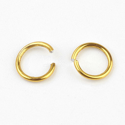 Anodized Aluminum Open Jump Rings X-ALUM-R005-1.0x10mm-1