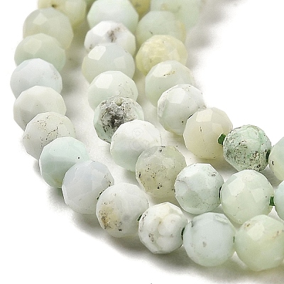 Natural Green Opal Beads Strands G-Z035-A02-02A-1