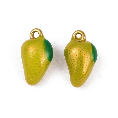 304 Stainless Steel Enamel Pendants STAS-Z140-05G-03-1