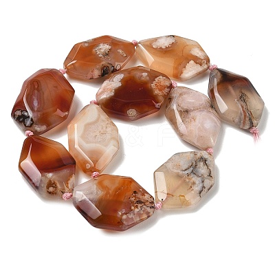 Natural Cherry Blossom Agate Beads Strands GG-CBAD7AB-04-1