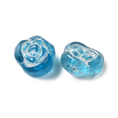 Transparent Lampwork Beads LAMP-P065-01A-13-1