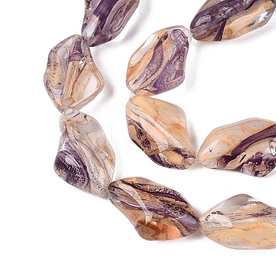 Handmade Lampwork Beads Strands LA-N046-02M-1