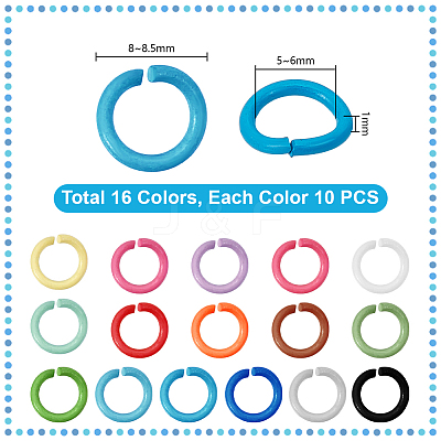 Iron Open Jump Rings IFIN-PH0024-43-1