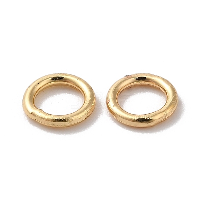 Brass Soldered Closed Jump Rings KK-G465-26G-1