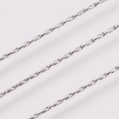 Tarnish Resistant 304 Stainless Steel Boston Link Chains CHS-K008-08A-1