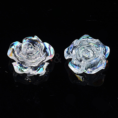 Transparent Resin Cabochons CRES-N030-001B-1