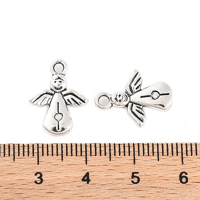 Tibetan Style Alloy Pendants X-TIBEP-S299-37AS-RS-1