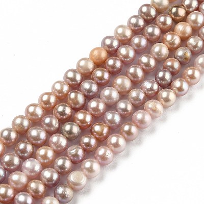 Natural Cultured Freshwater Pearl Beads Strands PEAR-L033-08A-01-1