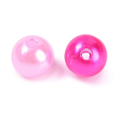 ABS Plastic Imitation Pearl Beads KY-G030-01I-1