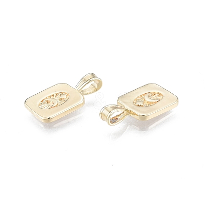 Brass Pendants KK-G432-15G-1